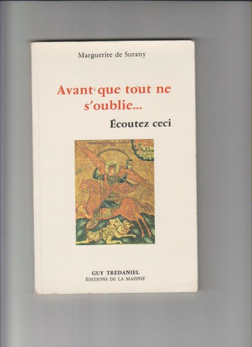 Avnt que tout - ne, s'oublie