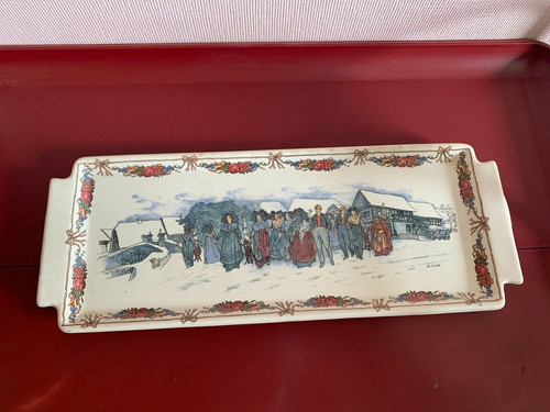 Ancien plat gateau - plat,
