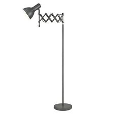 Lampadaire industriel bras articulé avec spot dirigeable en métal - E27