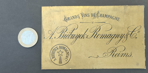 Ancienne étiquette champagne - ancienne,