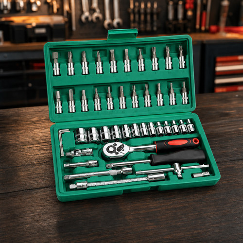Coffret cliquet pièces - coffret,