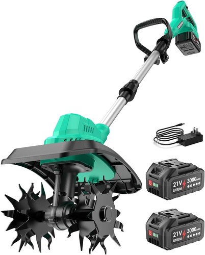 21v cordless tiller cultivator - tiller,