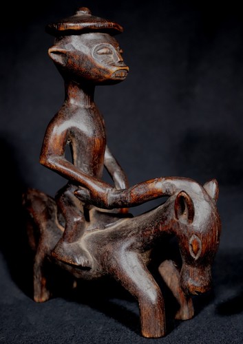Art africain tribal cavalier - -,