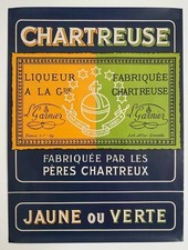 Affiche Chartreuse Jaune/Verte type 1959