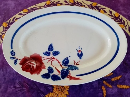 Plat ovale faience - ovale, kg