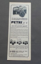PUB PUBLICITE ANCIENNE ADVERT CLIPPING 220517 / APPAREIL PHOTO PETRI VOTRE PROCH