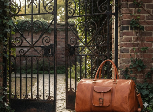 Sac voyage cuir 24 - cuir, 24"