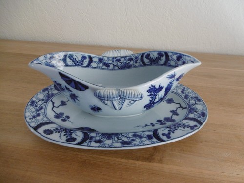 Sauciere faience creil - sauciere,