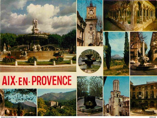 Carte postale aix en - postale,