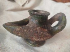 lampe a huile poterie