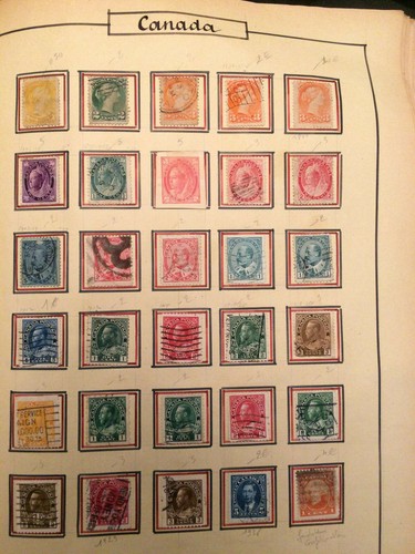 Timbres collection canada - collection;,