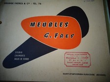 💥 CATALOGUE MEUBLE VINTAGE GRANGE FRERES  SALLE A MANGER ( ref 51 B )