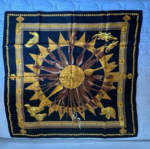 Foulard soie hermes - hermes,