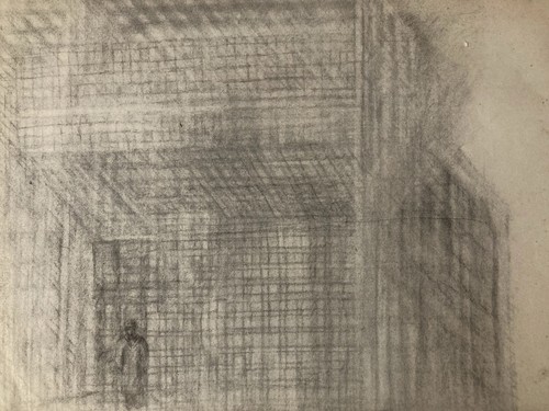 Beau dessin crayon 1960 - ,