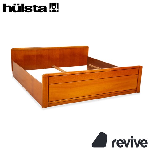 Lit hülsta bois marron - bois,