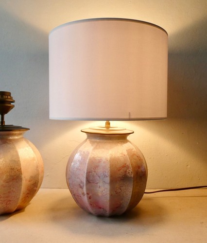 Paire lampes laque line - de,