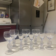 RARE 8 verres en cristal