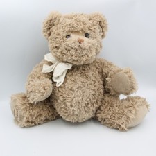 Grande peluche ours beige