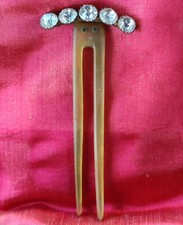 Ancien Peigne Épingle À Cheveux Victorien/Accessoire Coiffure Ancien/19 Ème 