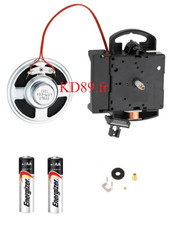 Mouvement  pendule à balancier + sonnerie de mini comtoise 16 mm Hermle 2214 
