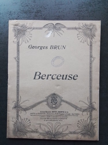 Partition ancienne georges - partition,