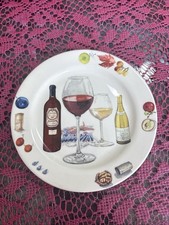 ASSIETTE GIEN A MIGNARDISES OU À PAIN BOUQUET