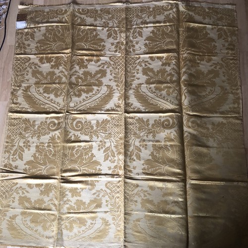 Jacquard damassé soie lin - et,