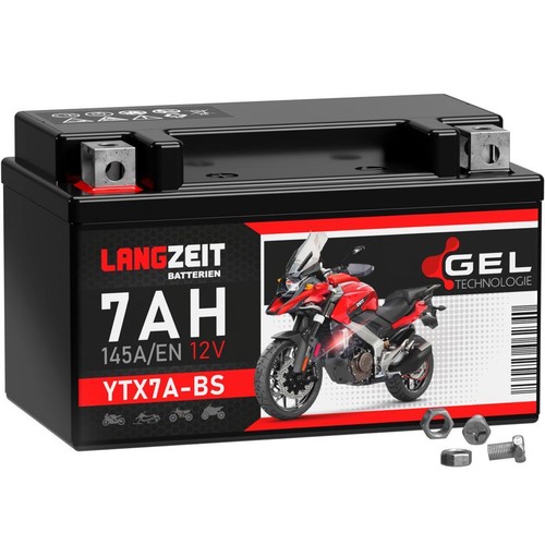 Batterie gel moto longue - batterie,