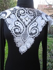 Grand col  ancien dentelle