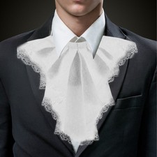 Faux col : faux col blanc à volants détachable pour femme, accessoire de col en