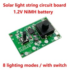Solar String Light Lamp Board 1.2V Control Controller Circuit Switch Module FR