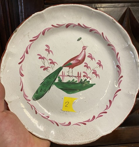 Assiette ancien faïence - assiette,