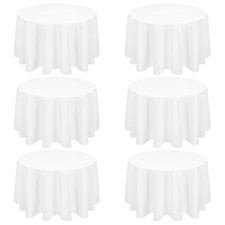 Lot blanche nappes rondes - lot,