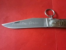 Couteaux Vendetta Corse Manche En Corne
