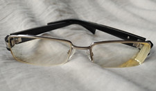 Monture lunettes de vue GIORGIO ARMANI GA630 RZS acier et laqué noir