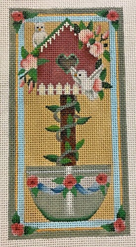 Hand painted needlepoint - painted,