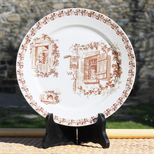 Ancienne assiette plate cm - plate, 24