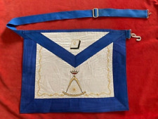 FRANC MACONNERIE -  TABLER MACONNIQUE - 14 ° DEGRE- REAA  - SATIN BRODE - GNLF