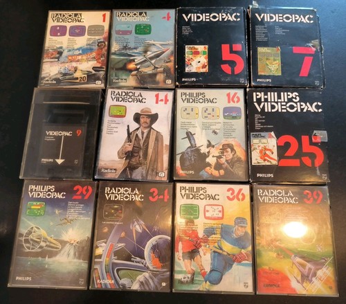 Lot jeux vidéopac en - lot, 12