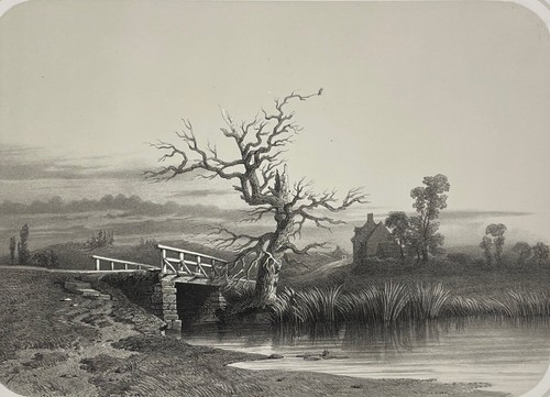 Pont loc lithographie - pont,