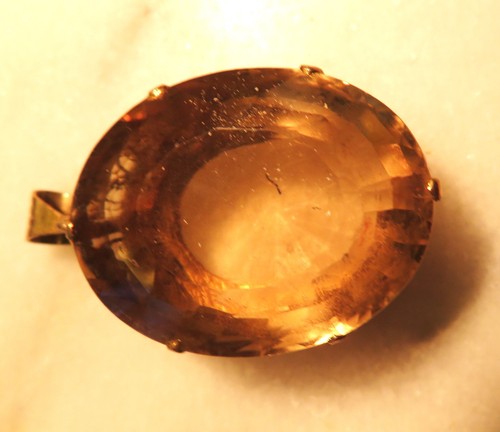 Superbe pendentif quartz - , fumé