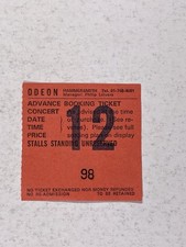 Billet De Concert AC/DC Original Odeon Hammersmith Jeudi 16 Novembre 1978