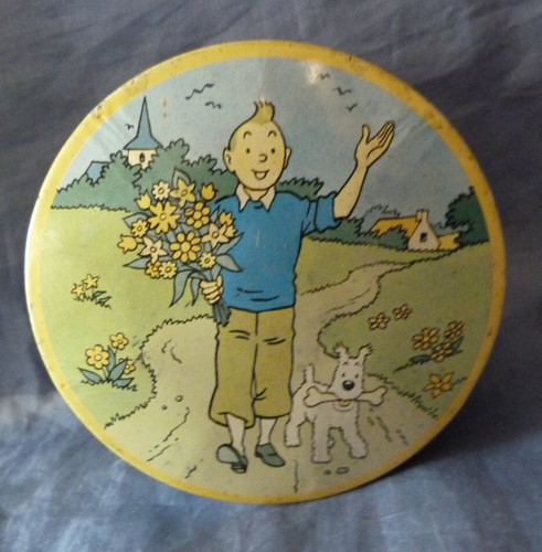 Tintin boite bonbons brochet - tintin,