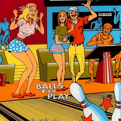 Gottlieb ten pinball - ten-up,