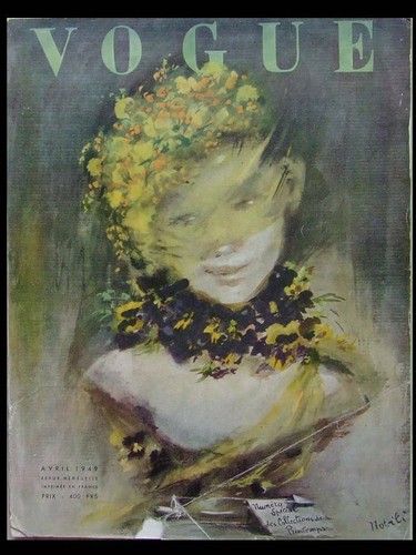 Vogue avril 1949 - avril, mode,