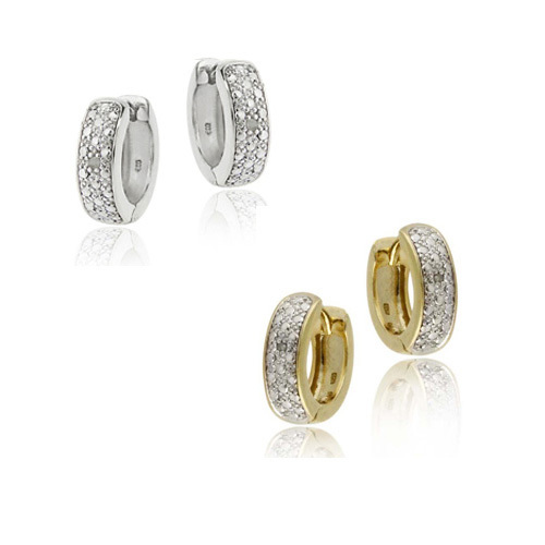 925 argent diamant accents - 925,