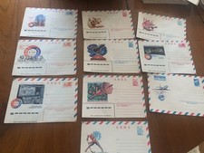 10 Enveloppes entiers postaux