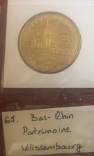 medaille touristique monnaie de paris bas rhin Alsace Wissembourg