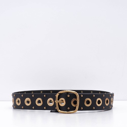 Maje ceinture femme cuir noir - ceinture,