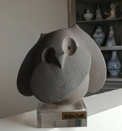 Statuette hibou terre cuite - en,